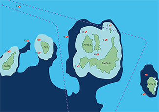 Map/Banda Sea/MV Panunee