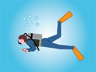 Liveaboard review of skills／Swimming