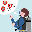 ダイブクルーズ スキルアップ講座／ダイビング基礎知識編／ジャイアントストライドエントリー手順／器材の装着と確認