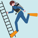 ダイブクルーズ スキルアップ講座／ダイビング基礎知識編／ジャイアントストライドエントリー手順／器材の装着と確認