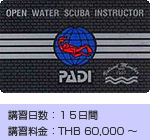 ほうぼう屋シミラン／ダイビングスキルアップ／PADI インストラクター開発コース（IDC）